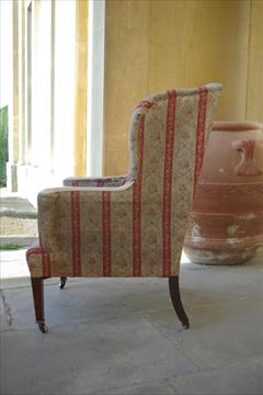 19th century Howard and Sons wing chair1.jpg